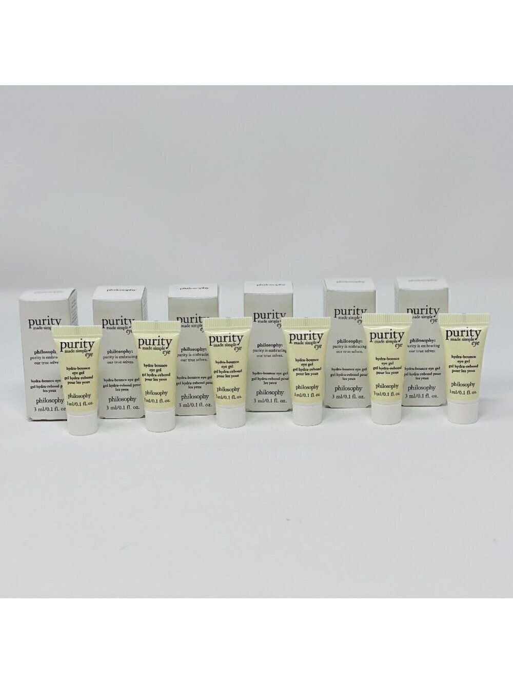 6PK- Philosophy hydra-bounce eye gel  .1 oz ea